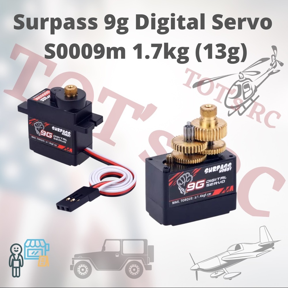 Surpass Hobby 9gram Metal Gear Digital Servo